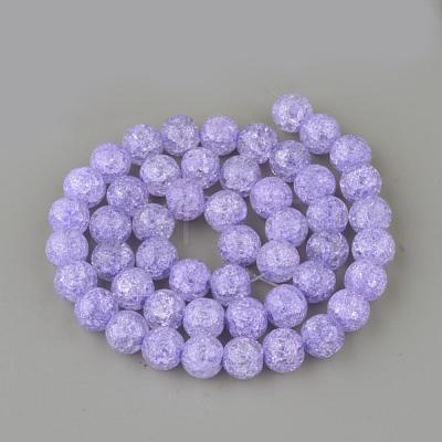 Synthetic Crackle Quartz Beads Strands GLAA-S134-10mm-15-1