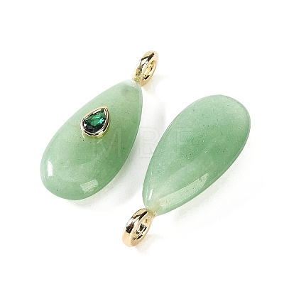 Natural Green Aventurine Pendants GG-CBA6382-05A-1