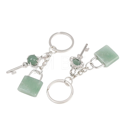 Mixed Stone Pendant Keychains KEYC-A016-01P-1