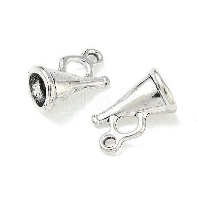 Cheerleader Megaphone Tibetan Style Alloy Pendants TIBEP-NH0001-01D-AS-1