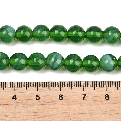 Handmade Lampwork Beads Strand LAMP-B056-8mm-16-1
