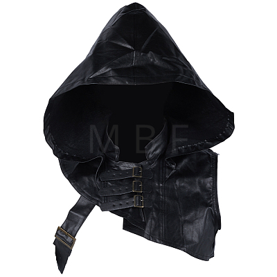 Imitation Leather Headwear for Pirate Costume AJEW-WH0415-61A-1