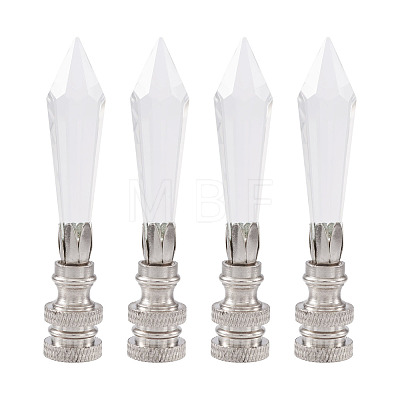 Spritewelry 4Pcs Glass Lampshade Decorations AJEW-SW0001-03P-1