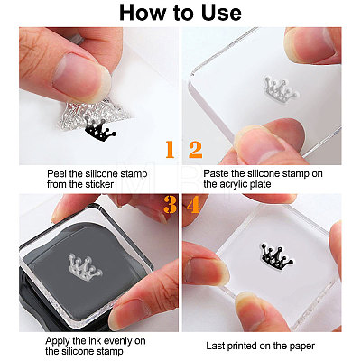 Custom PVC Plastic Clear Stamps DIY-WH0448-0066-1