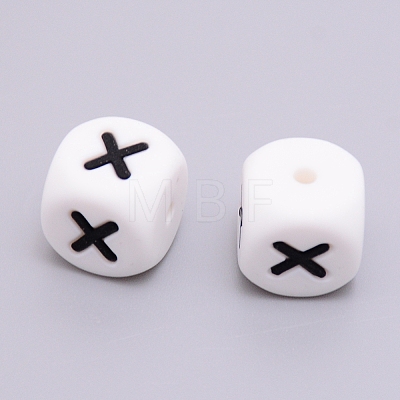 Silicone Beads SIL-WH0002-25B-X-1