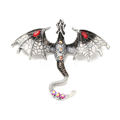 Alloy Rhinestone Big Pendants X-FIND-I060-01AS-02-1