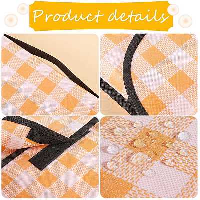 Portable Tartan Patern Non Woven Picnic Mat JX572A-02-1