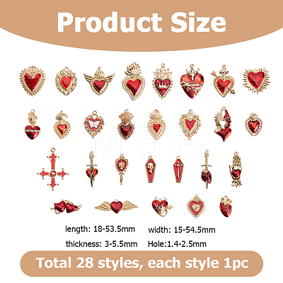 Zinc Alloy Pendants FIND-WH0816-200C-KCG-1