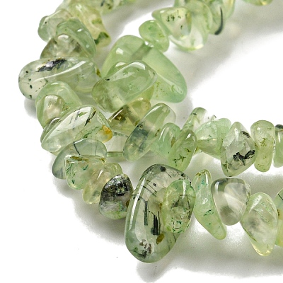 Natural Prehnite Beads Strands X-G-P332-41A-1