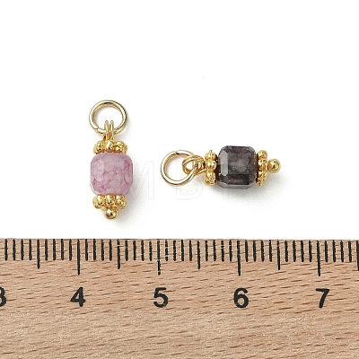 Natural Multicolor Tourmaline Pendants PALLOY-JF05319-1