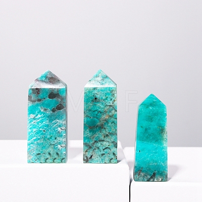 Tower Natural Amazonite Home Display Decoration PW-WG13640-01-1
