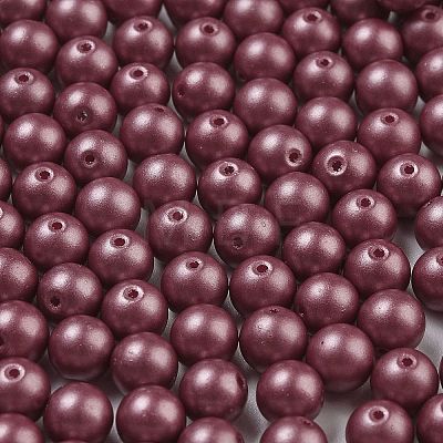 Baking Paint Glass Seed Beads SEED-A034-02E-1