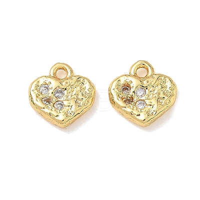 Brass Rhinestone Pendants FIND-H068-01G-1