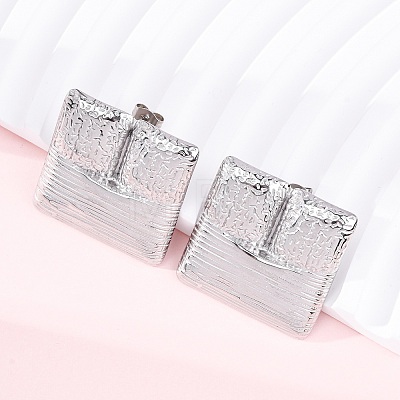 304 Stainless Steel Stud Earrings for Women EJEW-K306-09P-1