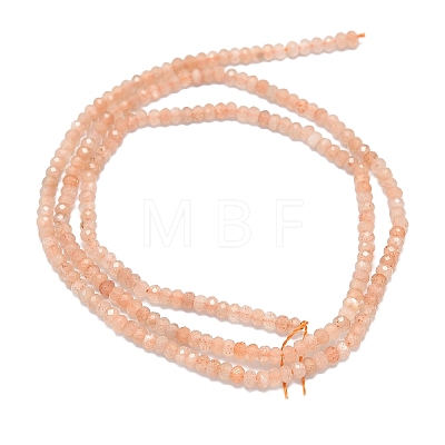 Natural Peach Moonstone Beads Strands G-G106-A35-01-1