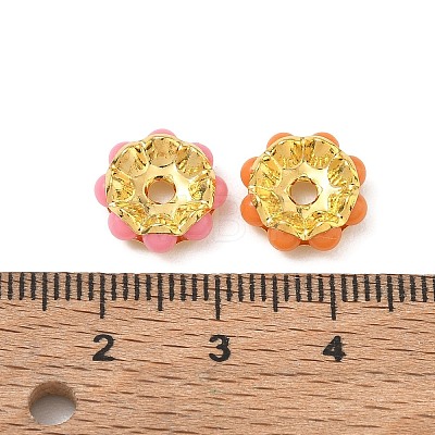 Flower Brass Spacer Beads PL-CBA18B7-02A-1
