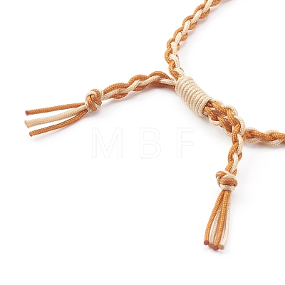 Adjustable Nylon Thread Braided Bead Bracelets BJEW-JB06058-01-1