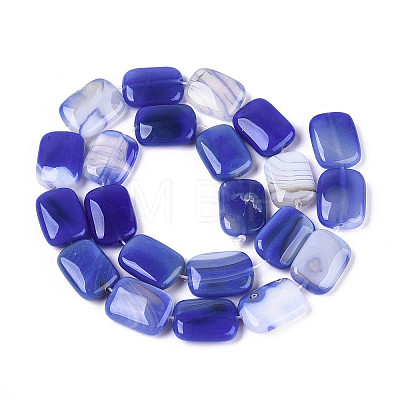 Natural Agate Beads Strands G-N356-03A-07-1