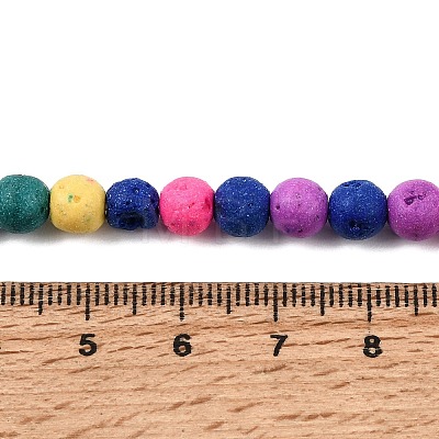 Dyed Synthetic Lava Rock Beads Strands GG-CBAAE19-06A-02-1