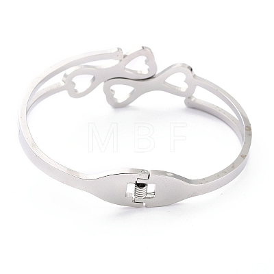 304 Stainless Steel Bangles BJEW-O184-20P-1