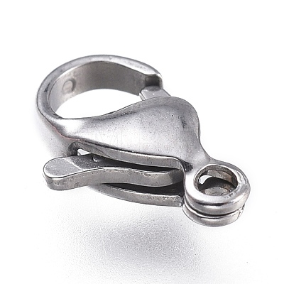 Tarnish Resistant 316 Surgical Stainless Steel Lobster Claw Clasps STAS-M281-01P-D-1