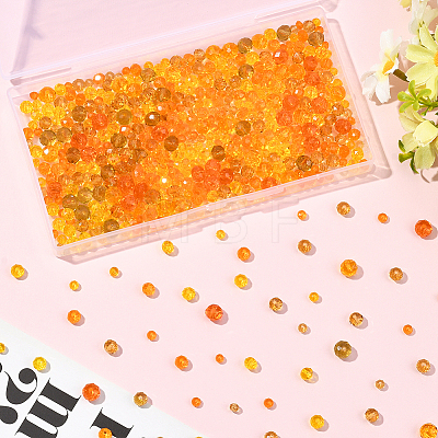 900Pcs 9 Colors Thanksgiving Day Theme Glass Beads Strands EGLA-SP0001-36-1