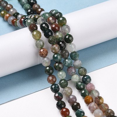 Natural Indian Agate Beads Strands G-E571-24A-1