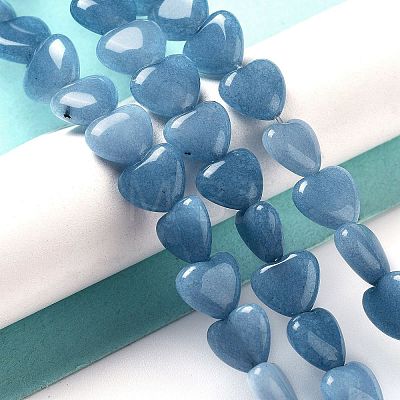 Natural Quartz Imitation Aquamarine Beads Strands G-P528-C03-01-1