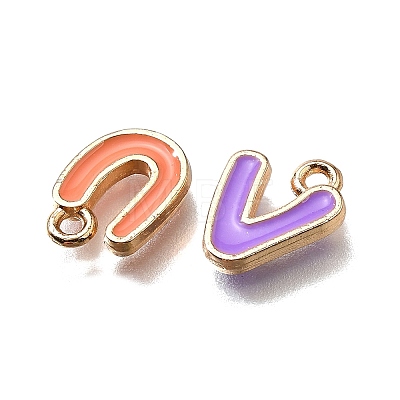 Alloy Enamel Charms ENAM-K075-05G-01-1