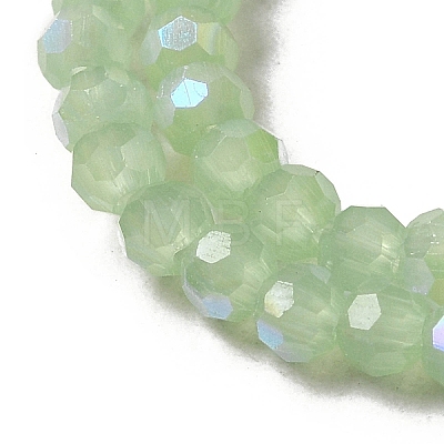 Imitation Jade Glass Beads Strands EGLA-A035-J3mm-L01-1