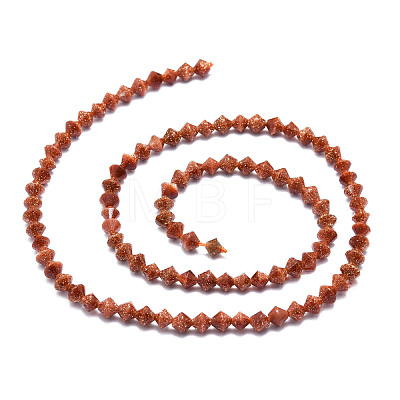 Synthetic Goldstone Beads Strands G-E569-E02-1