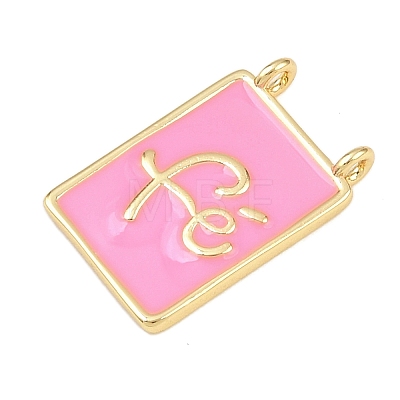 Brass Enamel Pendants KK-L251-01G-A02-1