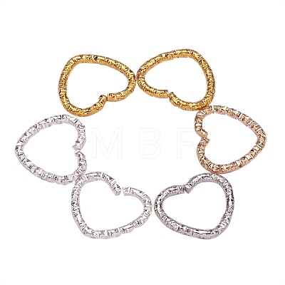 200Pcs 4 Colors Iron Open Jump Rings IFIN-CJ0001-51-1