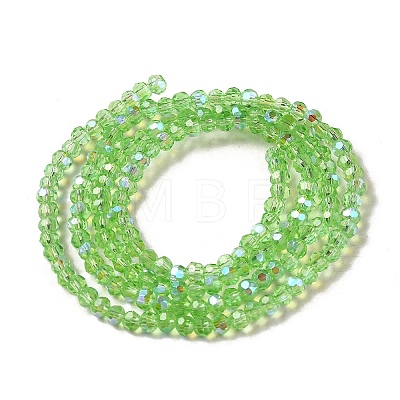 Electroplate Transparent Glass Beads Strands LS-EGLA-A035-T3mm-L09-1