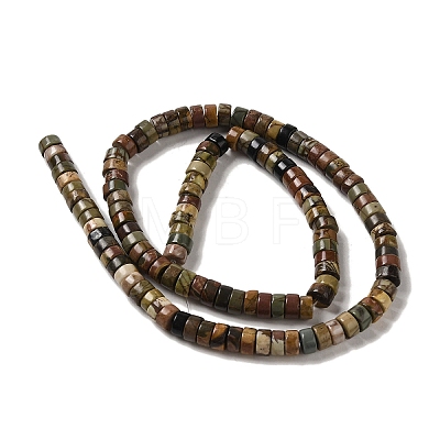 Natural Picasso Jasper Beads Strands G-Q161-D01-02-1