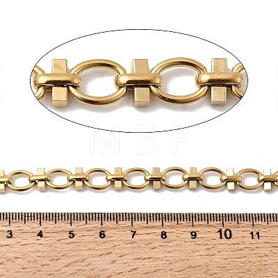 304 Stainless Steel Oval Link Chains CHS-Z007-06G-1