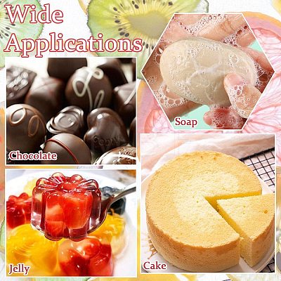 4Pcs 4 Styles Fruit Silicone Molds ST-CJ0043-082-1