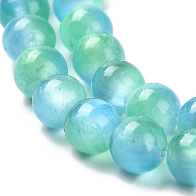 Natural Selenite Beads Strands G-P493-01M-1
