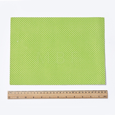 Polka Dot Pattern  Printed A4 Polyester Fabric Sheets DIY-WH0158-63A-04-1