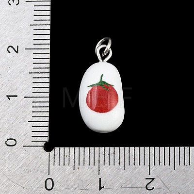 Brass Enamel Pendants KK-CBA10BC-03C-1