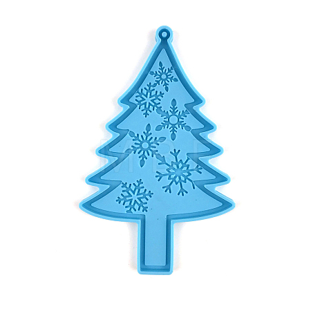 DIY Christmas Tree Pendant Food Grade Silicone Molds XMAS-PW0001-012B-1