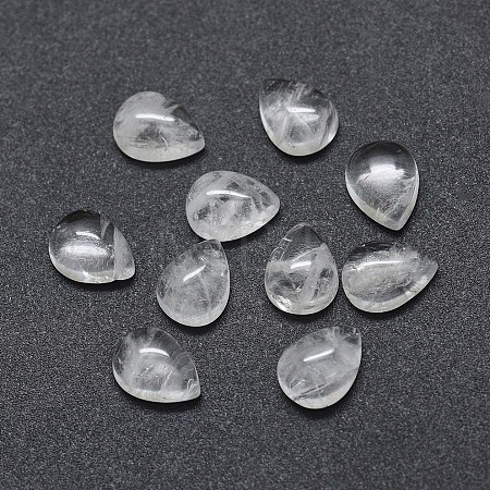 Natural Quartz Crystal Cabochons G-O175-22-18-1