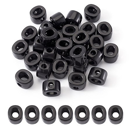 Acrylic European Beads OACR-TAC0013-14O-1