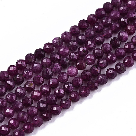 Natural Ruby Beads Strands G-S362-077-1