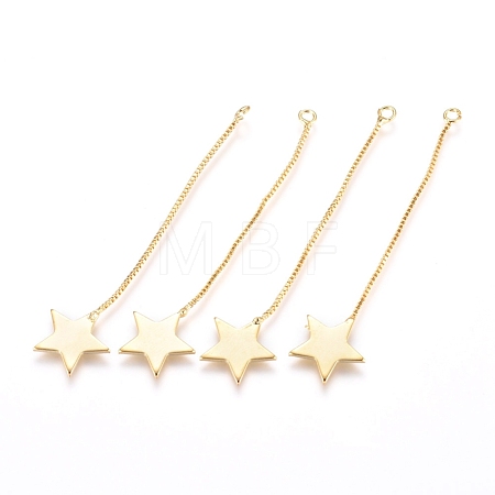 Brass Big Pendants KK-L198-005G-1