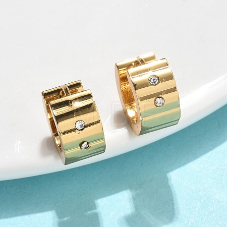 201 Stainless Steel Wide Huggie Hoop Earrings EJEW-D354-13G-1