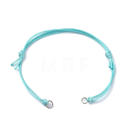Adjustable Eco-Friendly Korean Waxed Polyester Cord Bracelet Making AJEW-JB01195-01-1