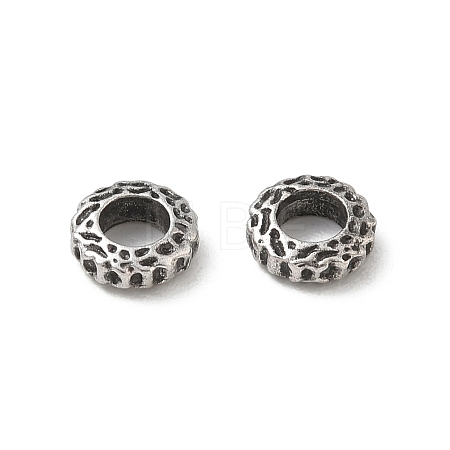 Brass European Beads KK-CBADC51-09AS-1
