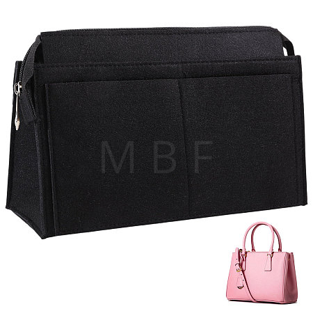 Rectangle Felt Purse Organizer Insert DIY-CO0001-11B-02-1
