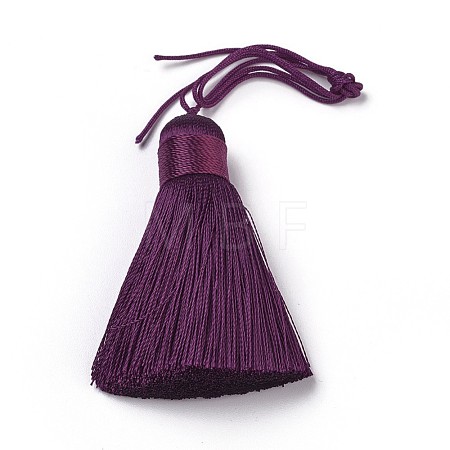 Polyester Tassel Big Pendants HJEW-K030-A-25-1